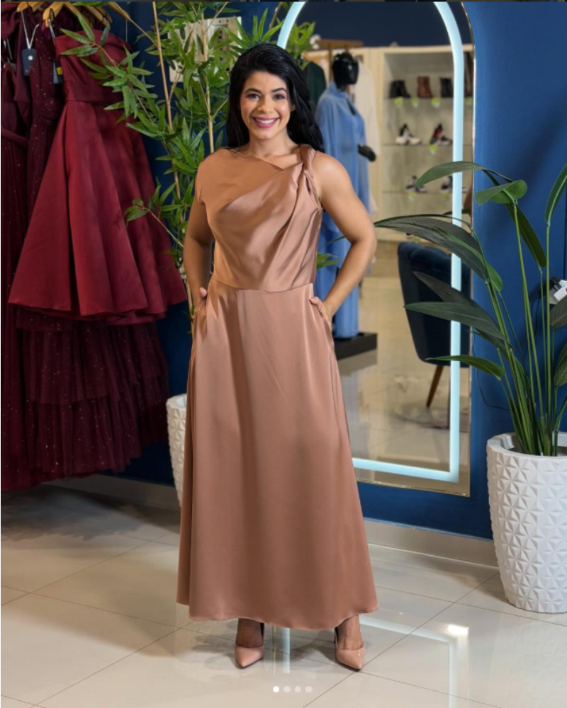 Vestido Creme