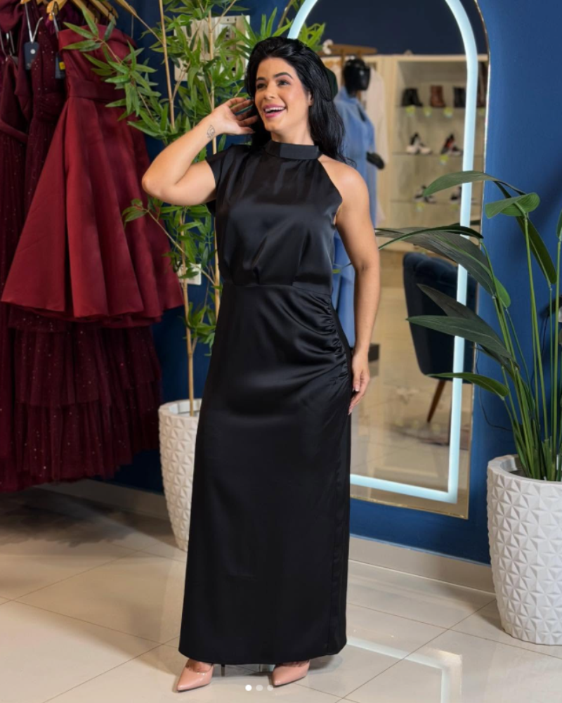 Vestido Festa Preto